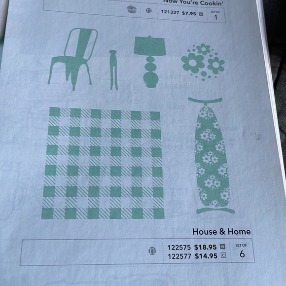 3/$15 NWOT Stampin' Up! "House and Home" set 6 rubber cling mount stamps, retro - Picture 8 of 8